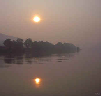 Ohio River Early Morning Sunrise